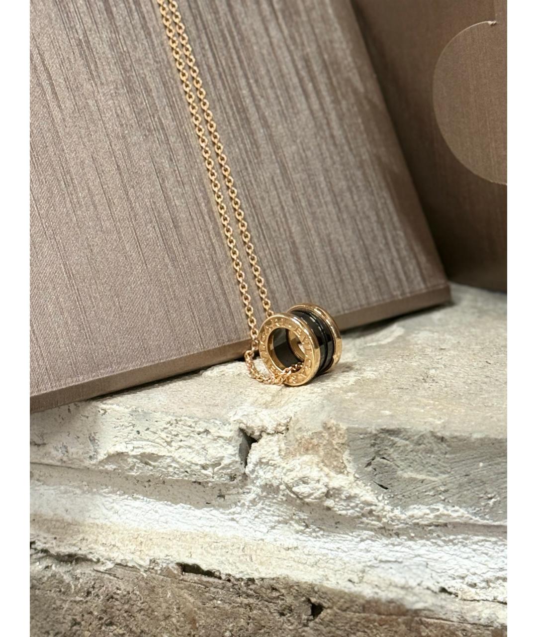 BVLGARI Золотое колье из розового золота, фото 2