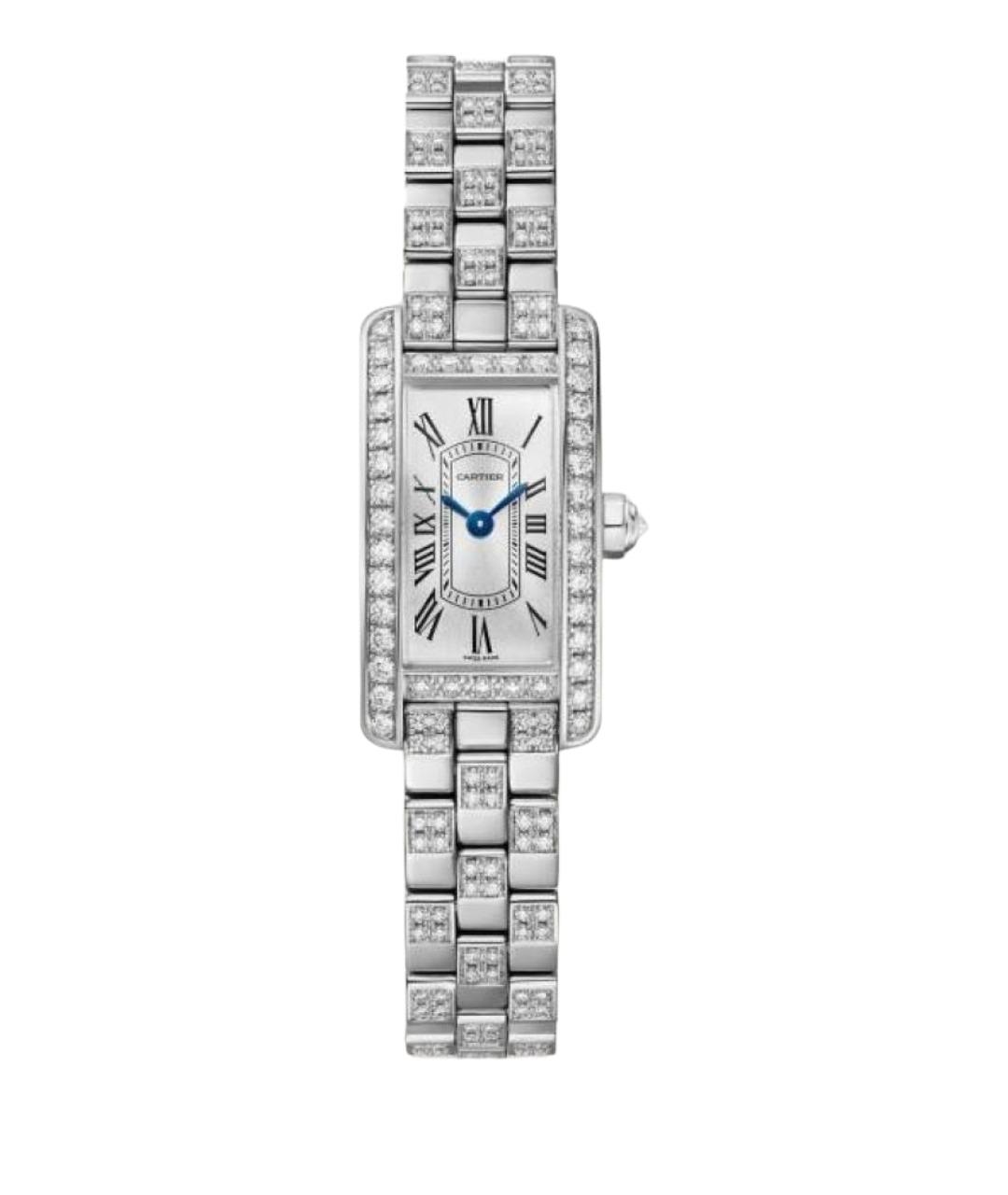 CARTIER Серебряные часы из белого золота, фото 1