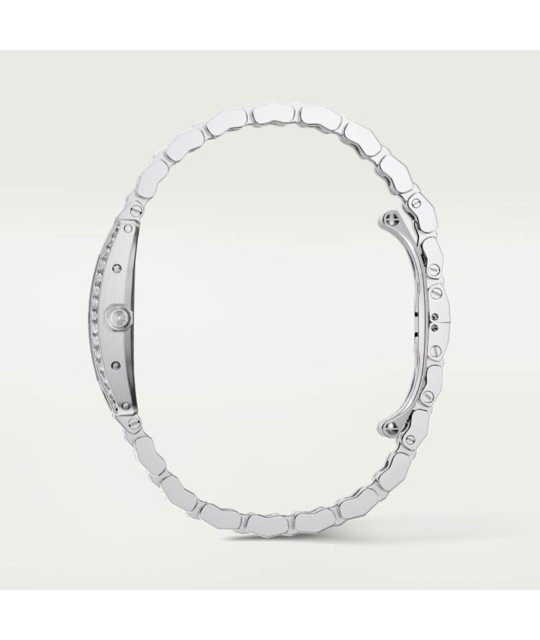 CARTIER Серебряные часы из белого золота, фото 5