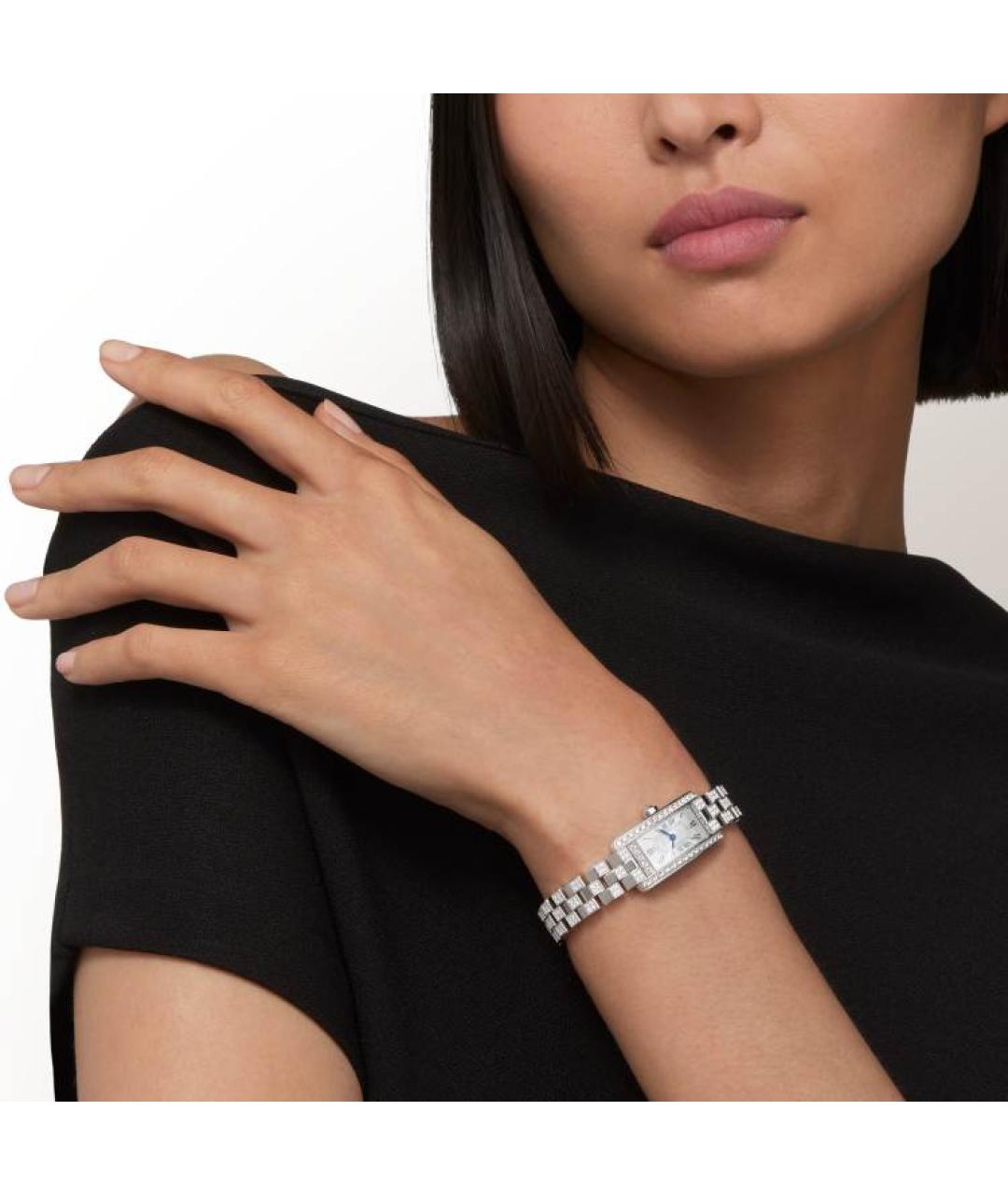 CARTIER Серебряные часы из белого золота, фото 2