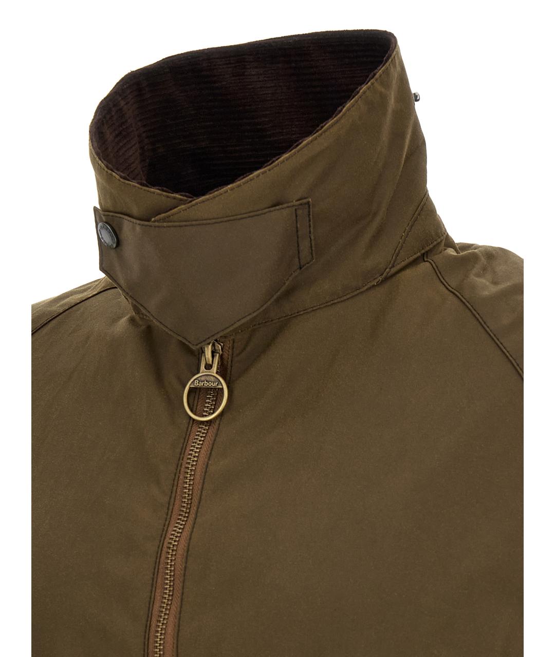 BARBOUR Коричневая хлопковая куртка, фото 5