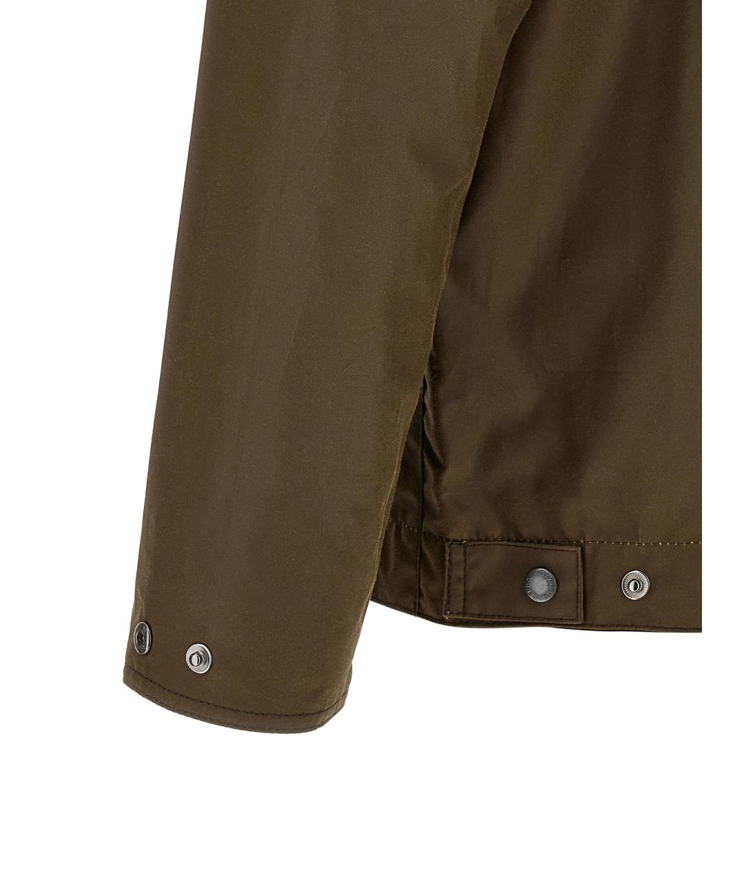 BARBOUR Коричневая хлопковая куртка, фото 4