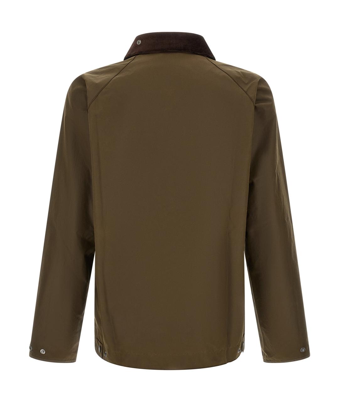BARBOUR Коричневая хлопковая куртка, фото 2