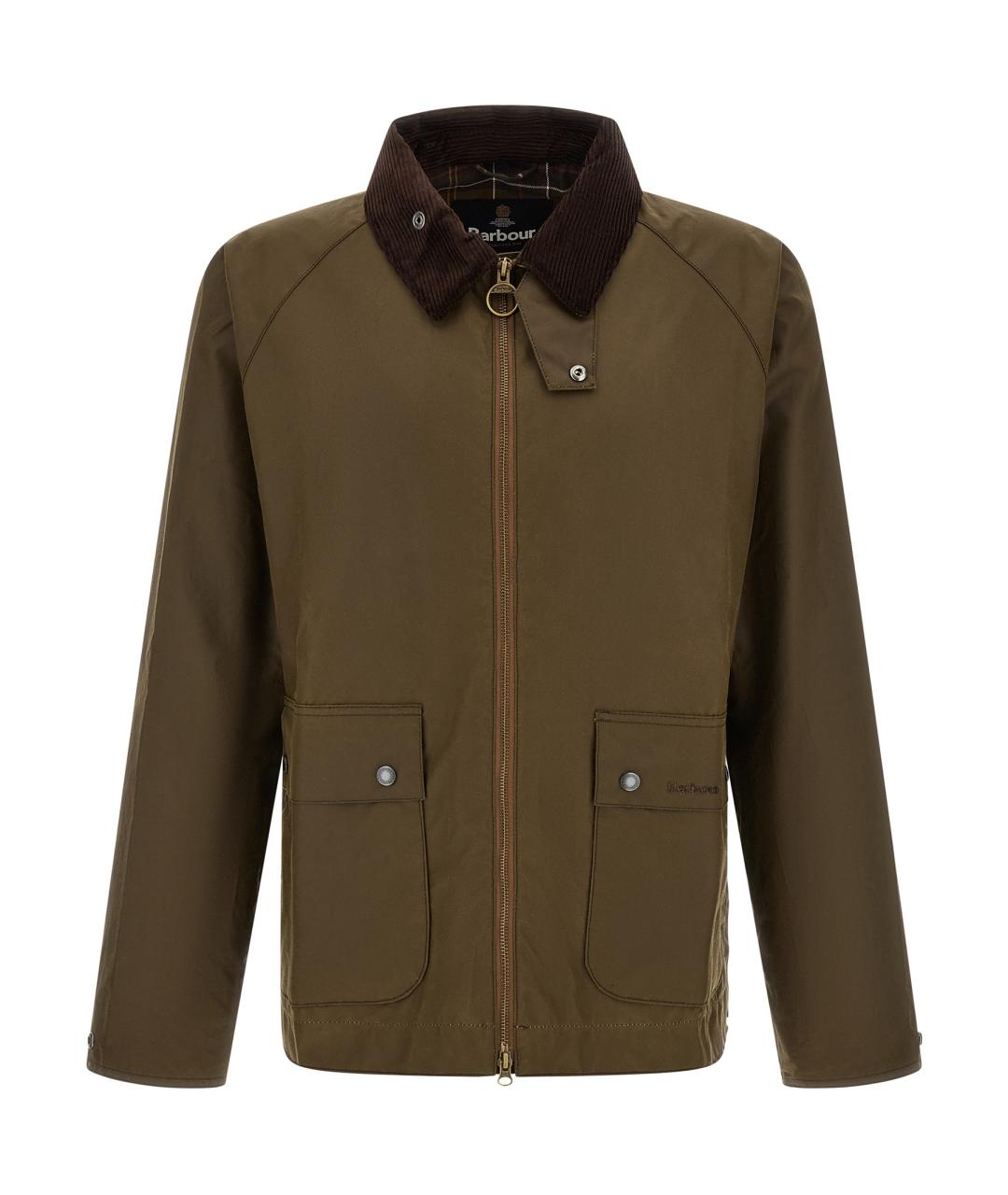 BARBOUR Коричневая хлопковая куртка, фото 1