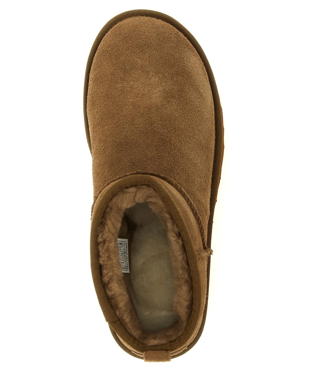 UGG Коричневые замшевые ботинки, фото 4