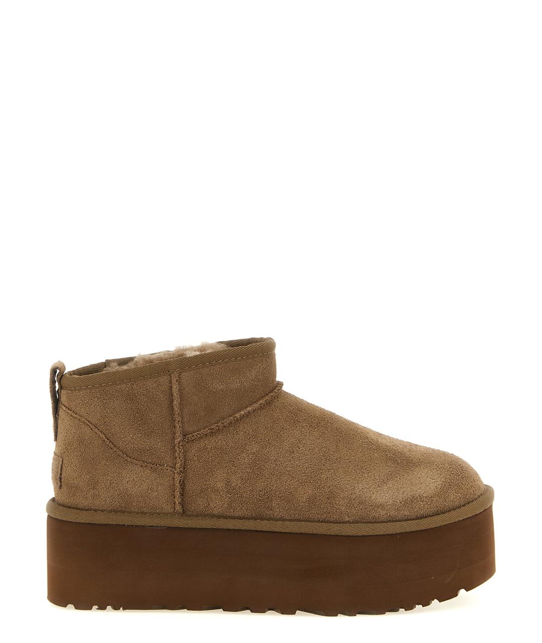 UGG Коричневые замшевые ботинки, фото 1