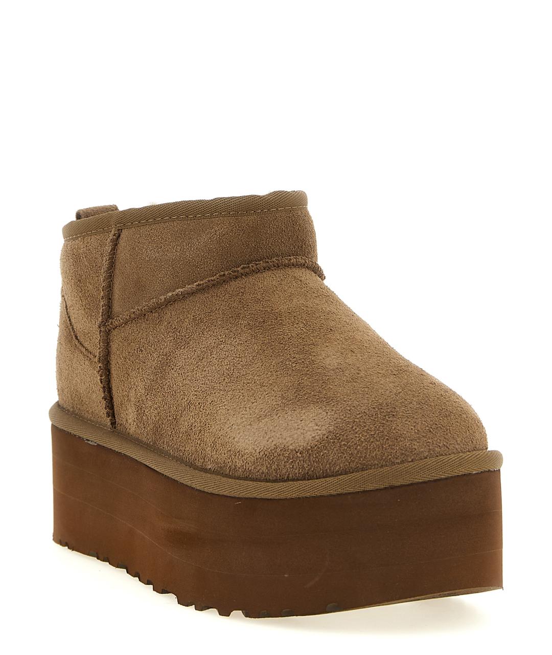 UGG Коричневые замшевые ботинки, фото 2
