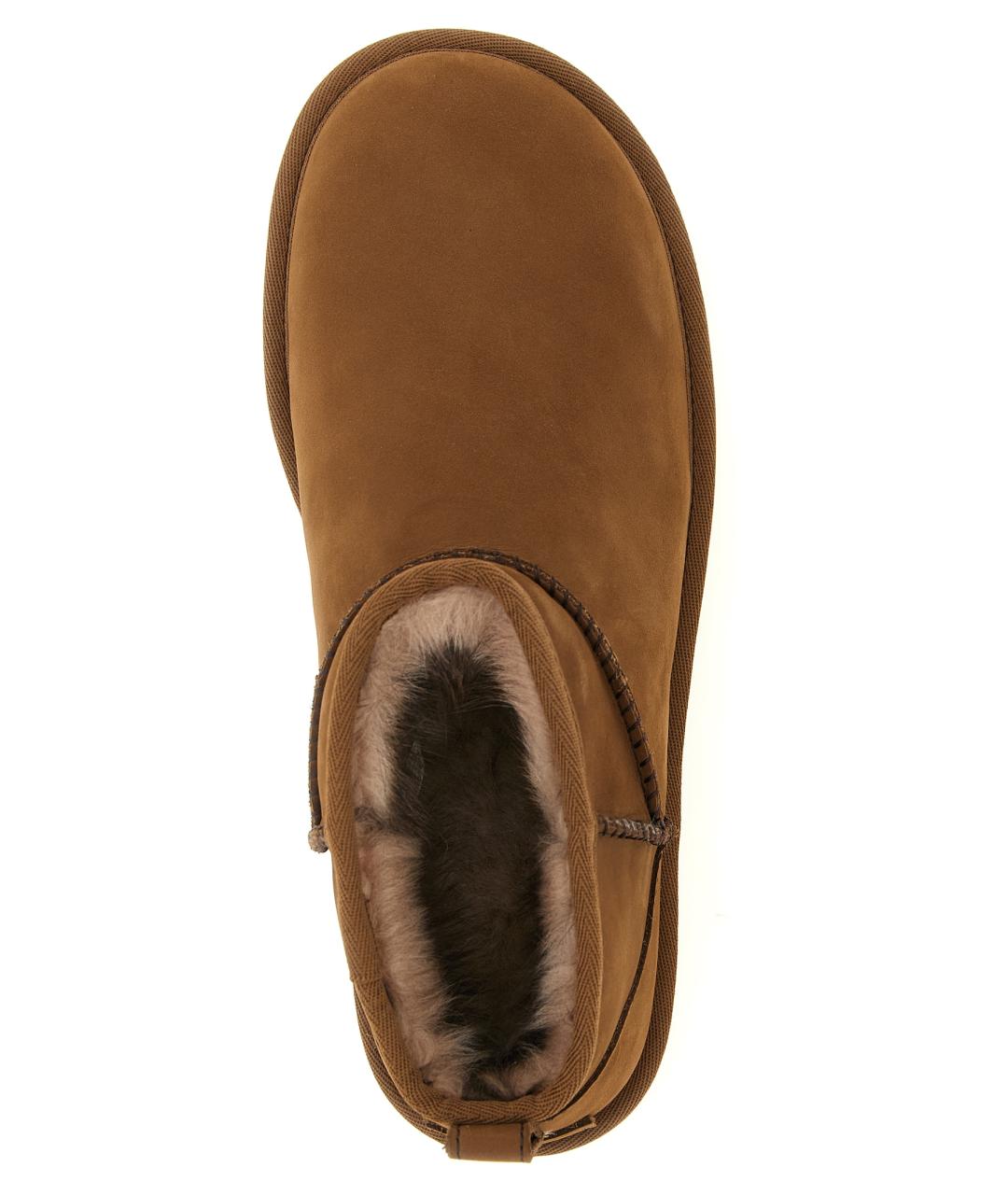 UGG Коричневые замшевые ботинки, фото 4