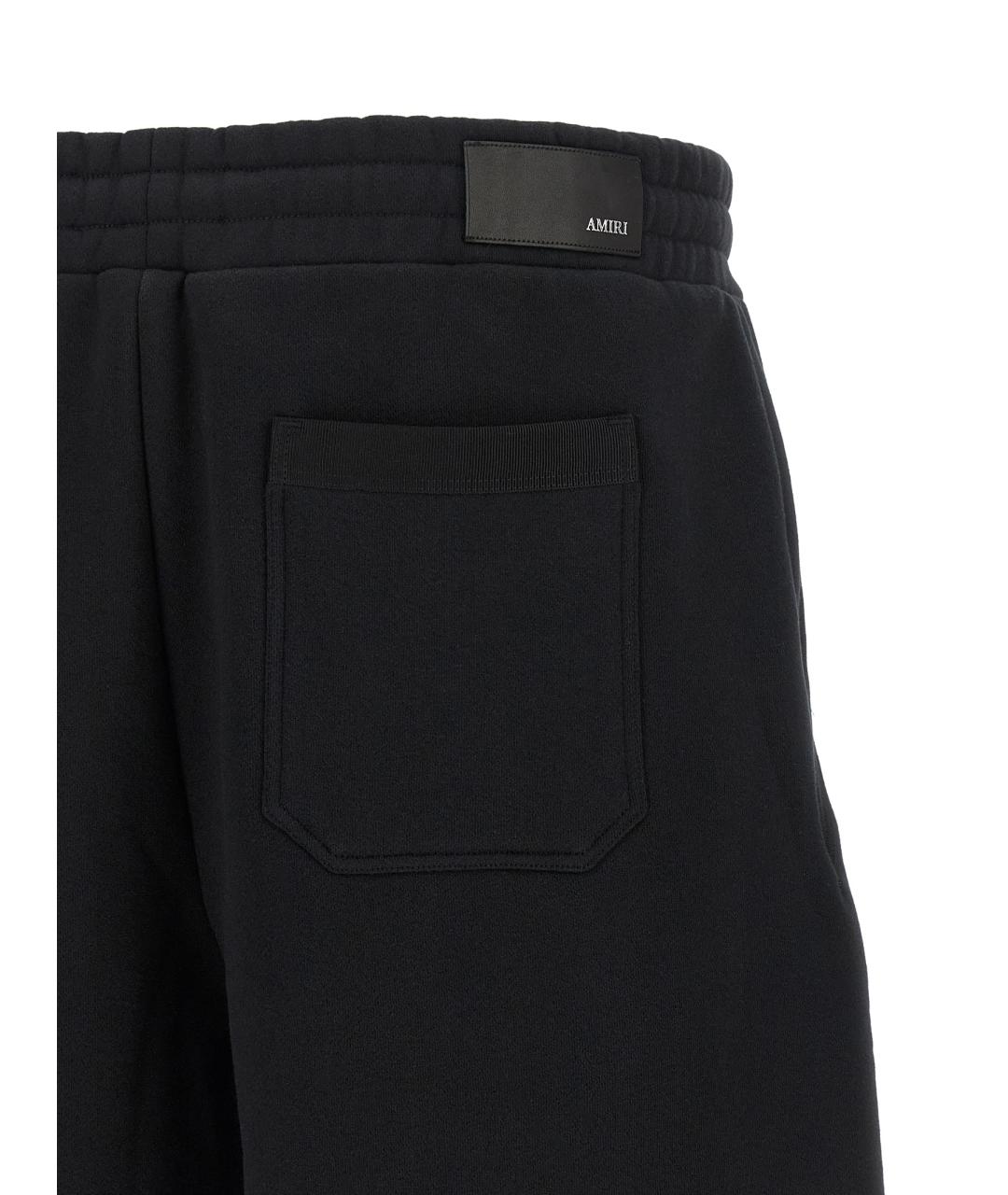 AMIRI Черные хлопковые шорты, фото 4