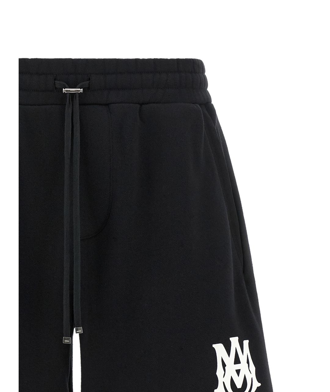 AMIRI Черные хлопковые шорты, фото 3