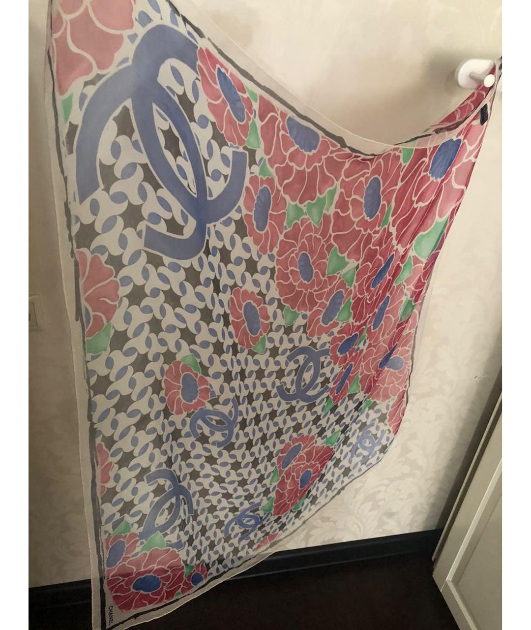 CHANEL Мульти шелковый платок, фото 2