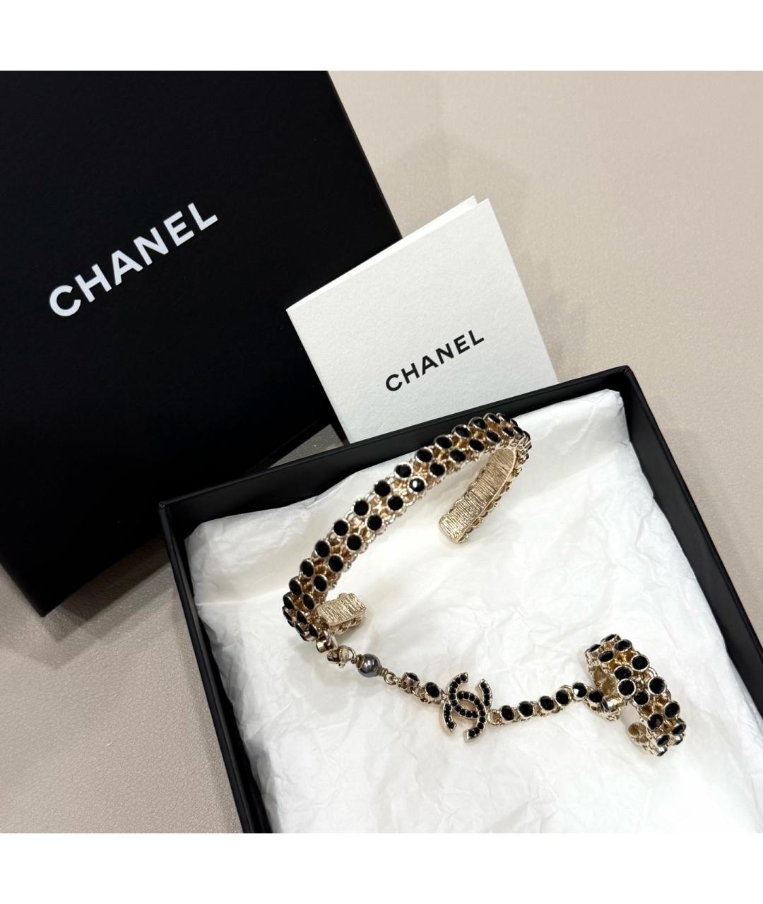 CHANEL Черный браслет, фото 4