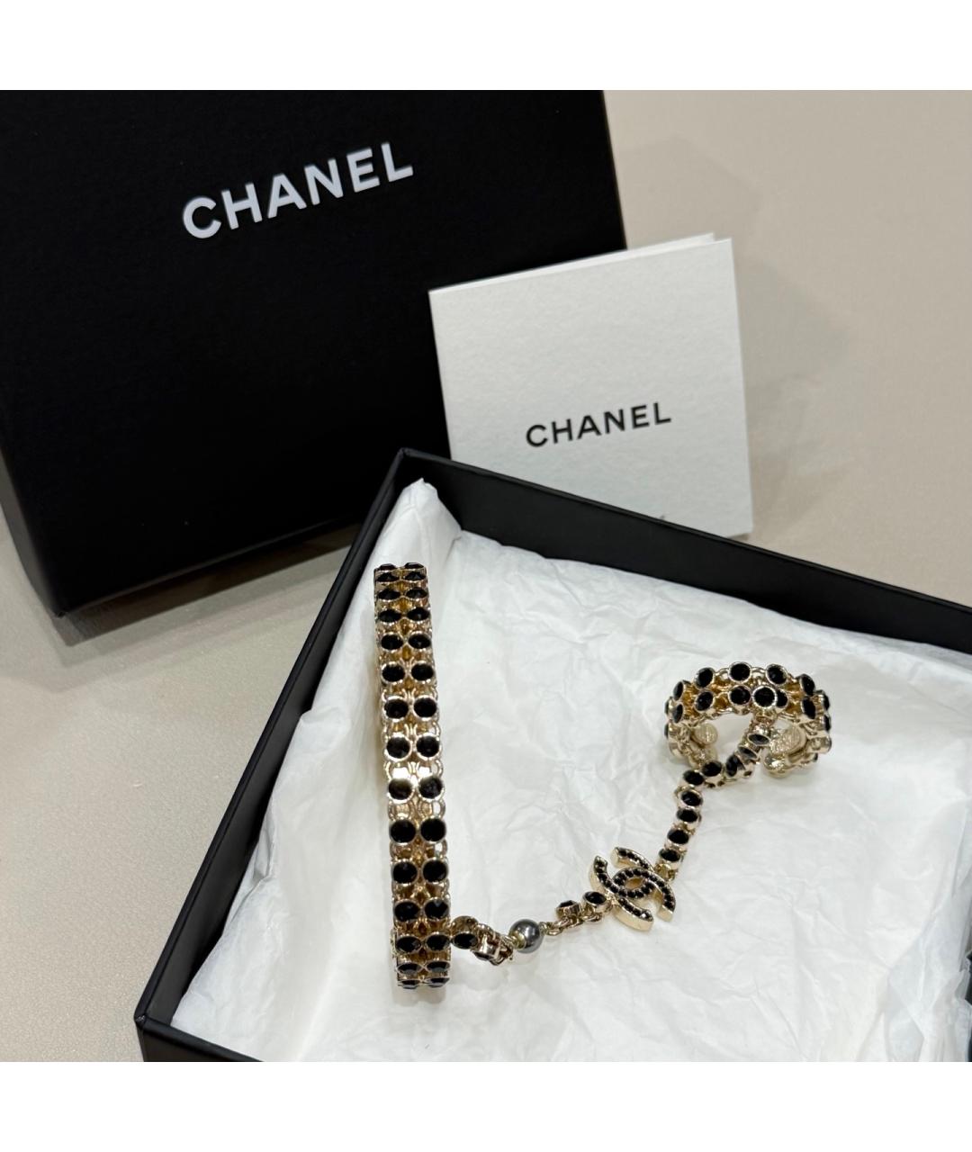 CHANEL Черный браслет, фото 3