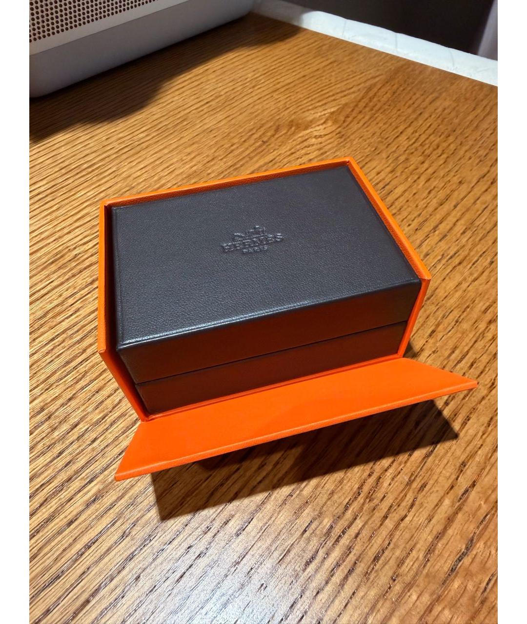 HERMES Белые серьги из розового золота, фото 6