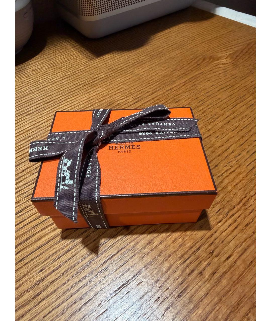 HERMES Белые серьги из розового золота, фото 7