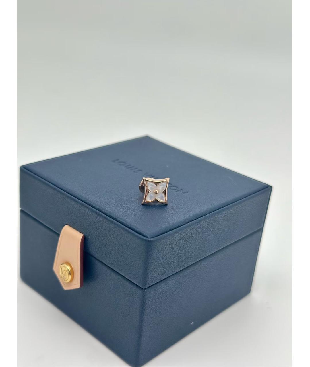 LOUIS VUITTON Золотые серьги, фото 3