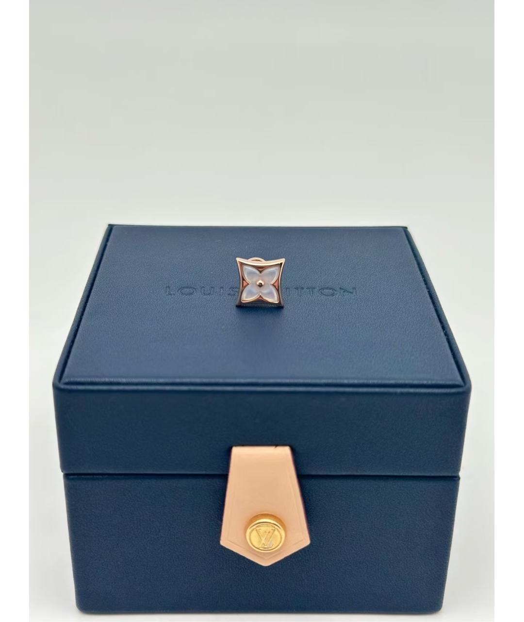 LOUIS VUITTON Золотые серьги, фото 2