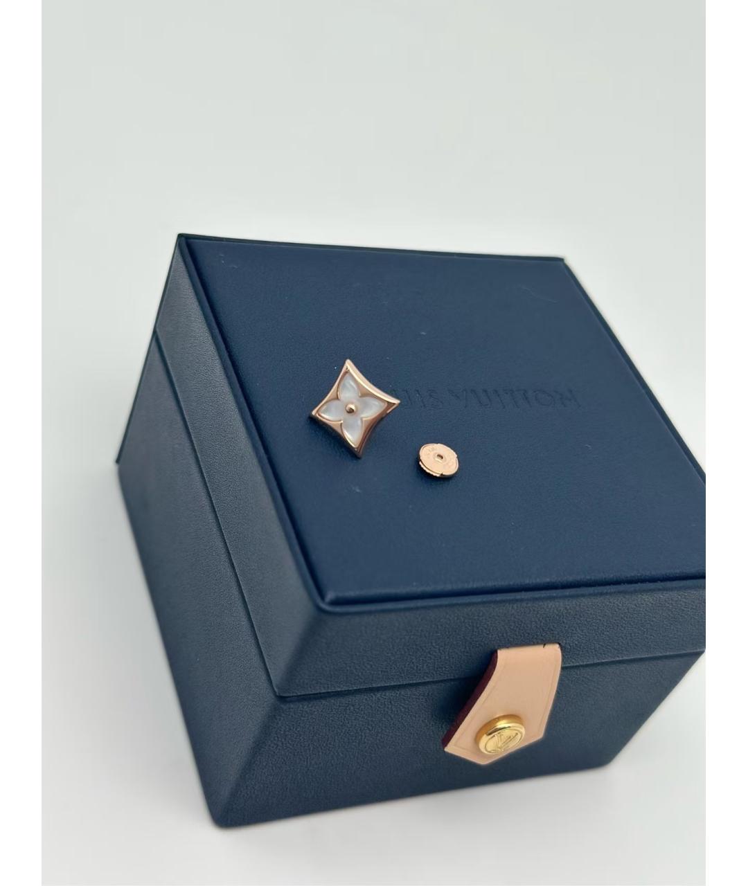 LOUIS VUITTON Золотые серьги, фото 4