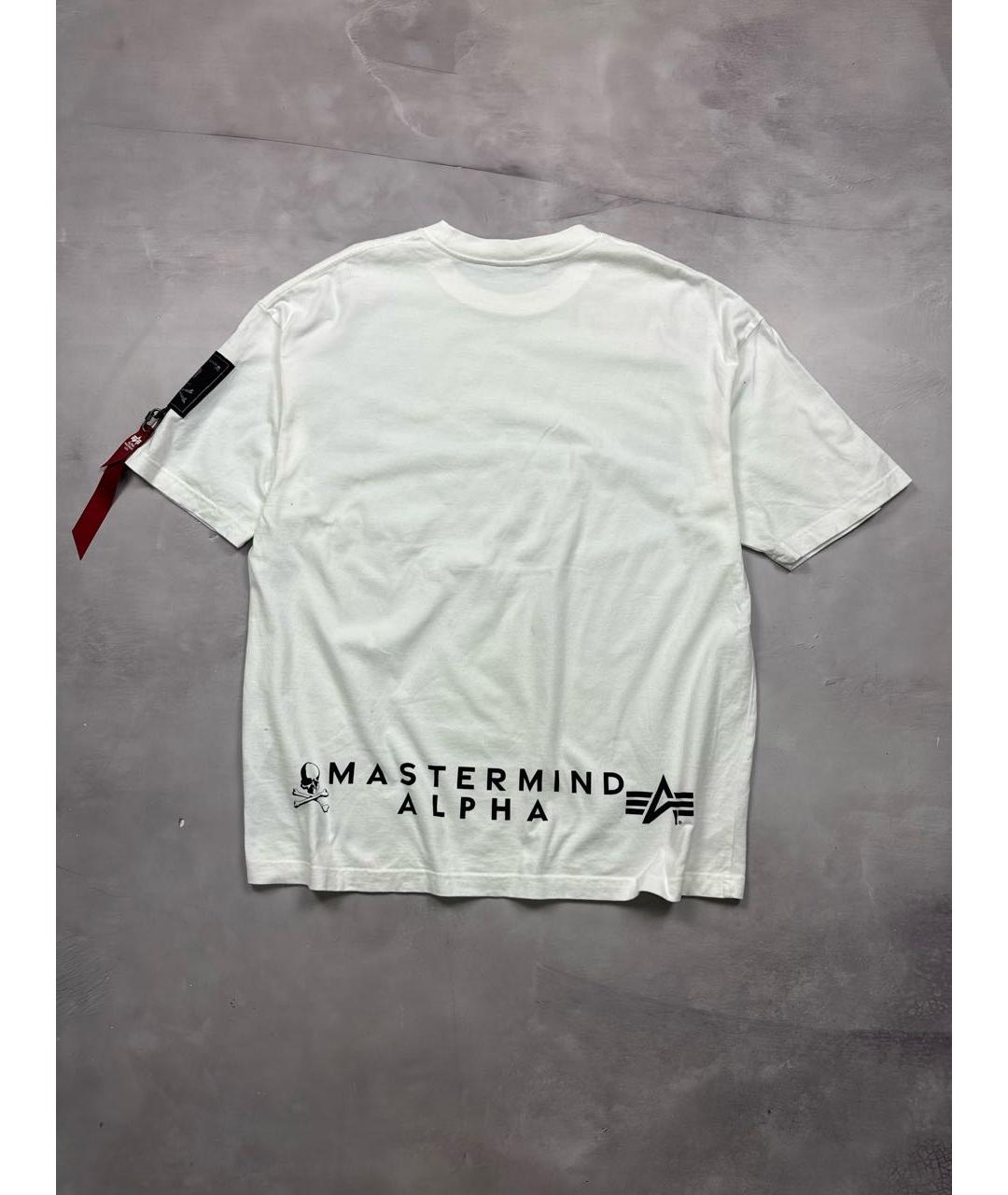 MASTERMIND WORLD Белая хлопковая футболка, фото 2