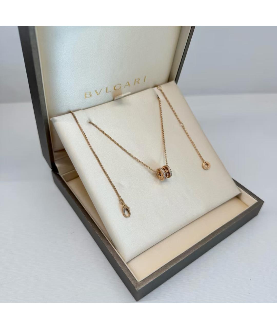 BVLGARI Золотое колье из розового золота, фото 2