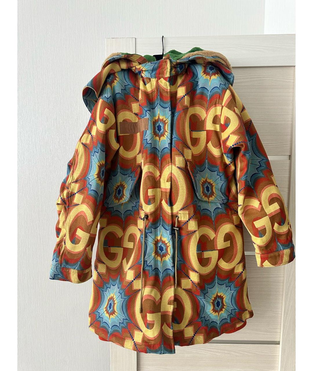GUCCI Коричневая хлопковая парка, фото 9
