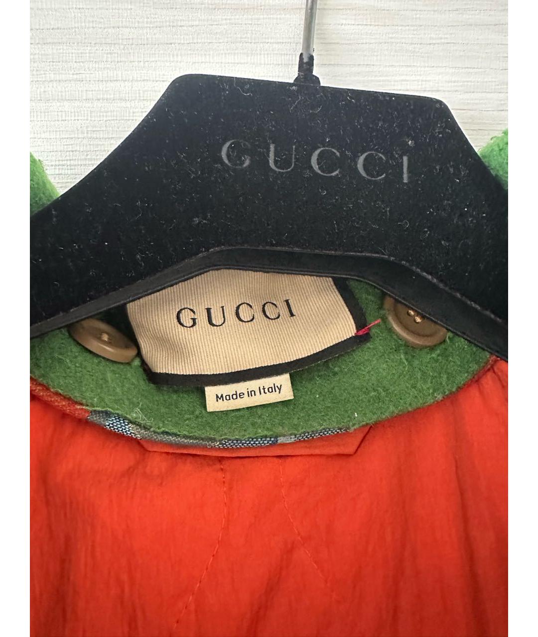 GUCCI Коричневая хлопковая парка, фото 5