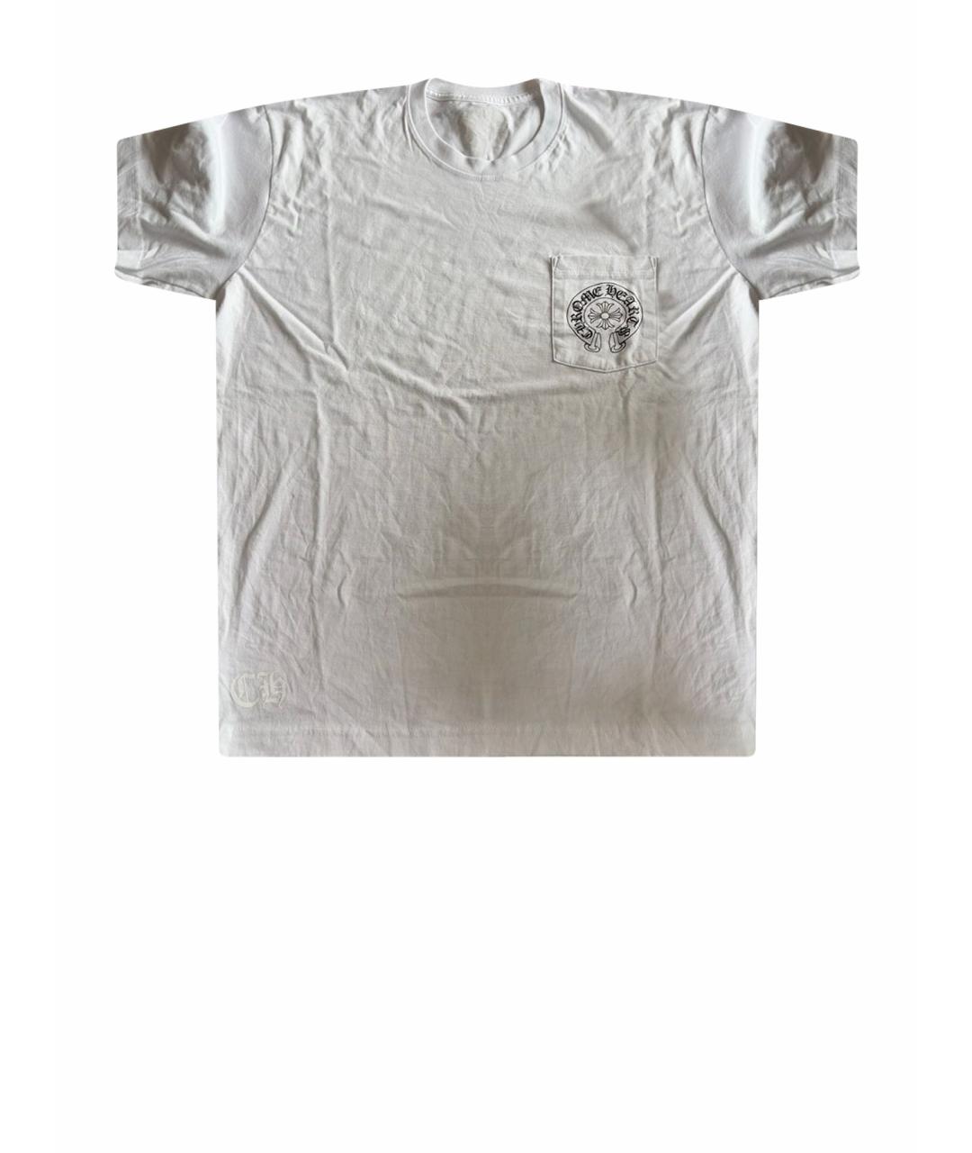 CHROME HEARTS Белая хлопковая футболка, фото 1