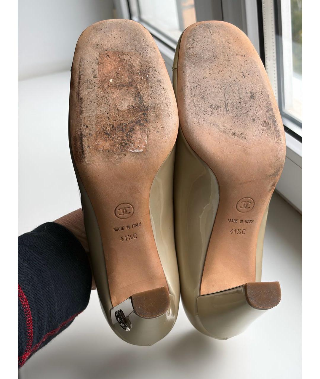 CHANEL Туфли из лакированной кожи, фото 6
