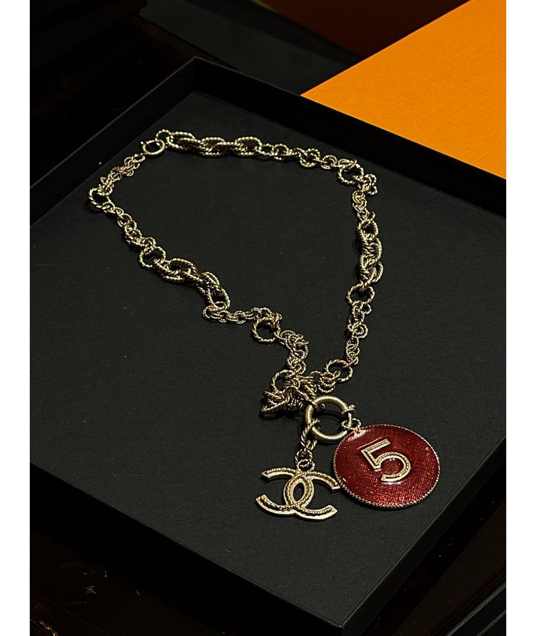 CHANEL Золотое колье, фото 2