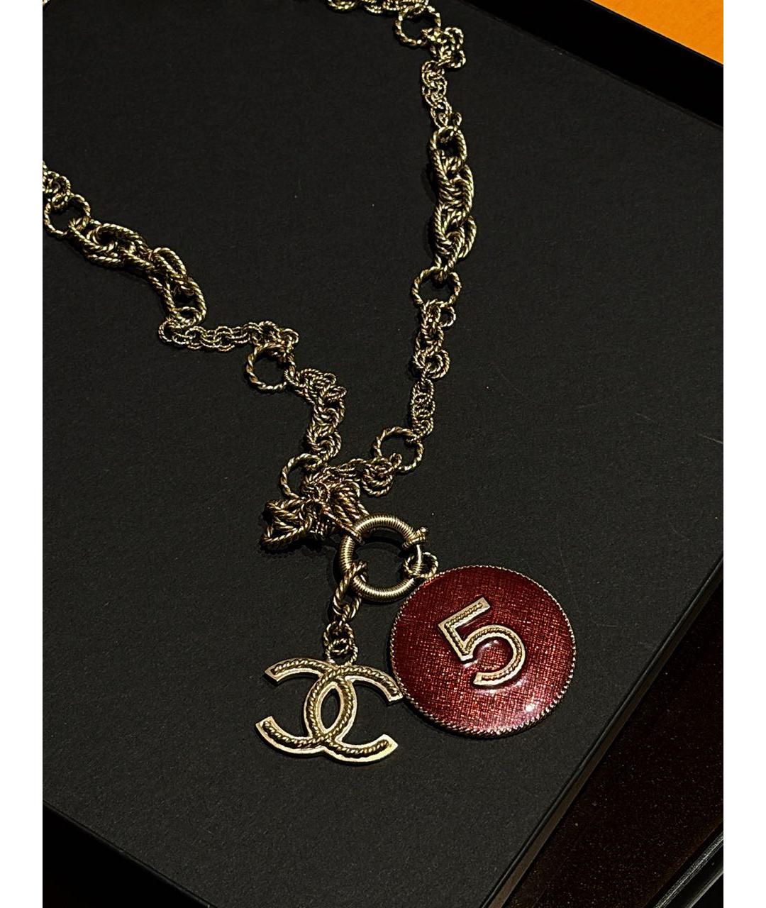 CHANEL Золотое колье, фото 4