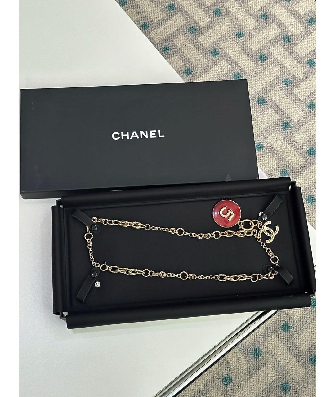 CHANEL Золотое колье, фото 5