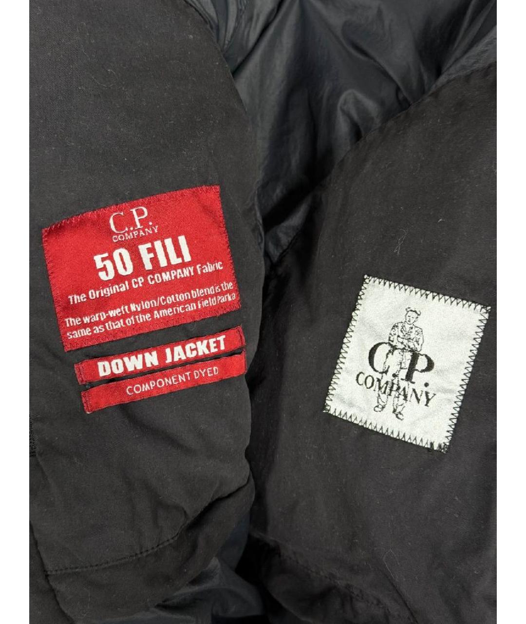 CP COMPANY Черная хлопковая парка, фото 4