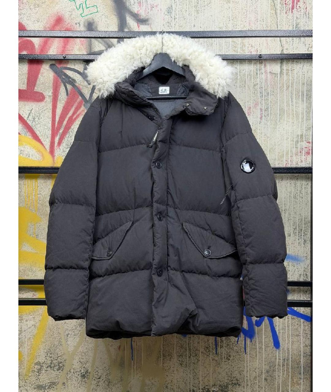 CP COMPANY Черная хлопковая парка, фото 7