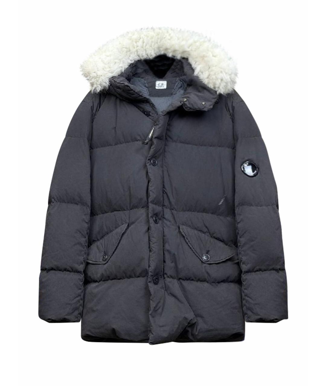 CP COMPANY Черная хлопковая парка, фото 1