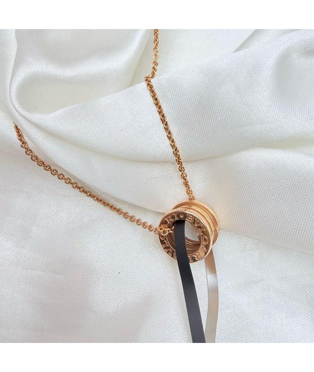 BVLGARI Золотое колье из розового золота, фото 4