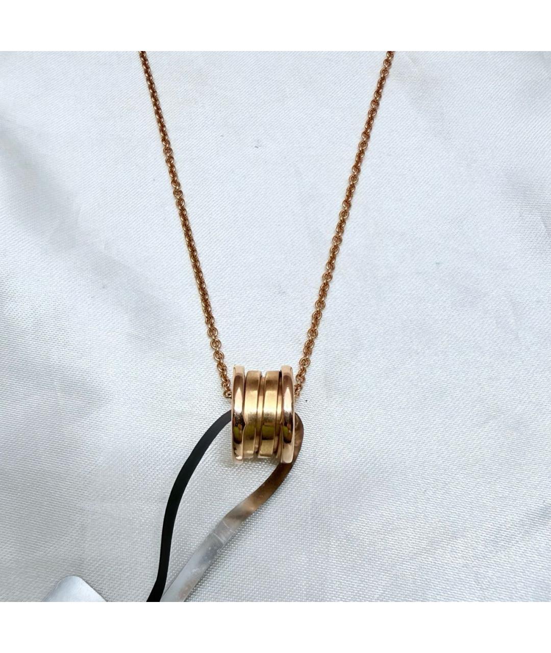 BVLGARI Золотое колье из розового золота, фото 5