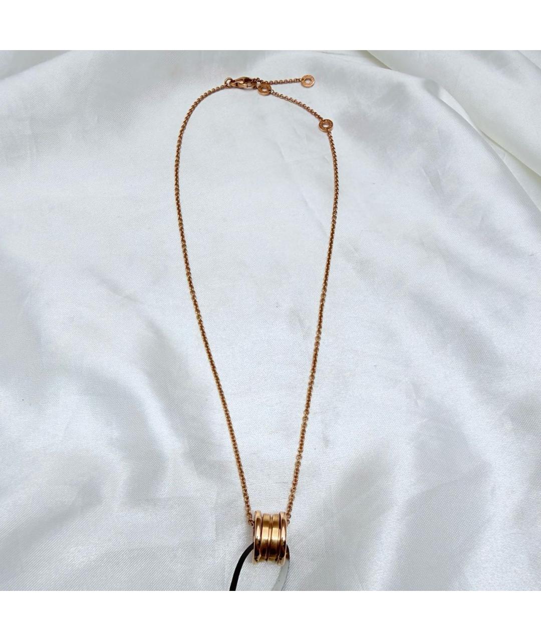 BVLGARI Золотое колье из розового золота, фото 3