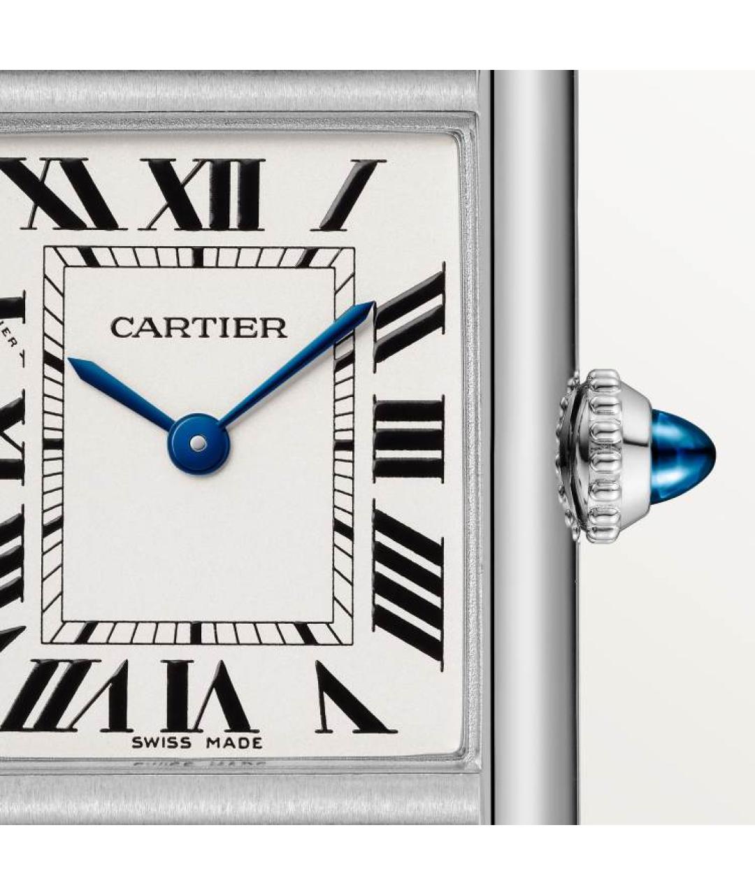 CARTIER Серебряные часы, фото 4