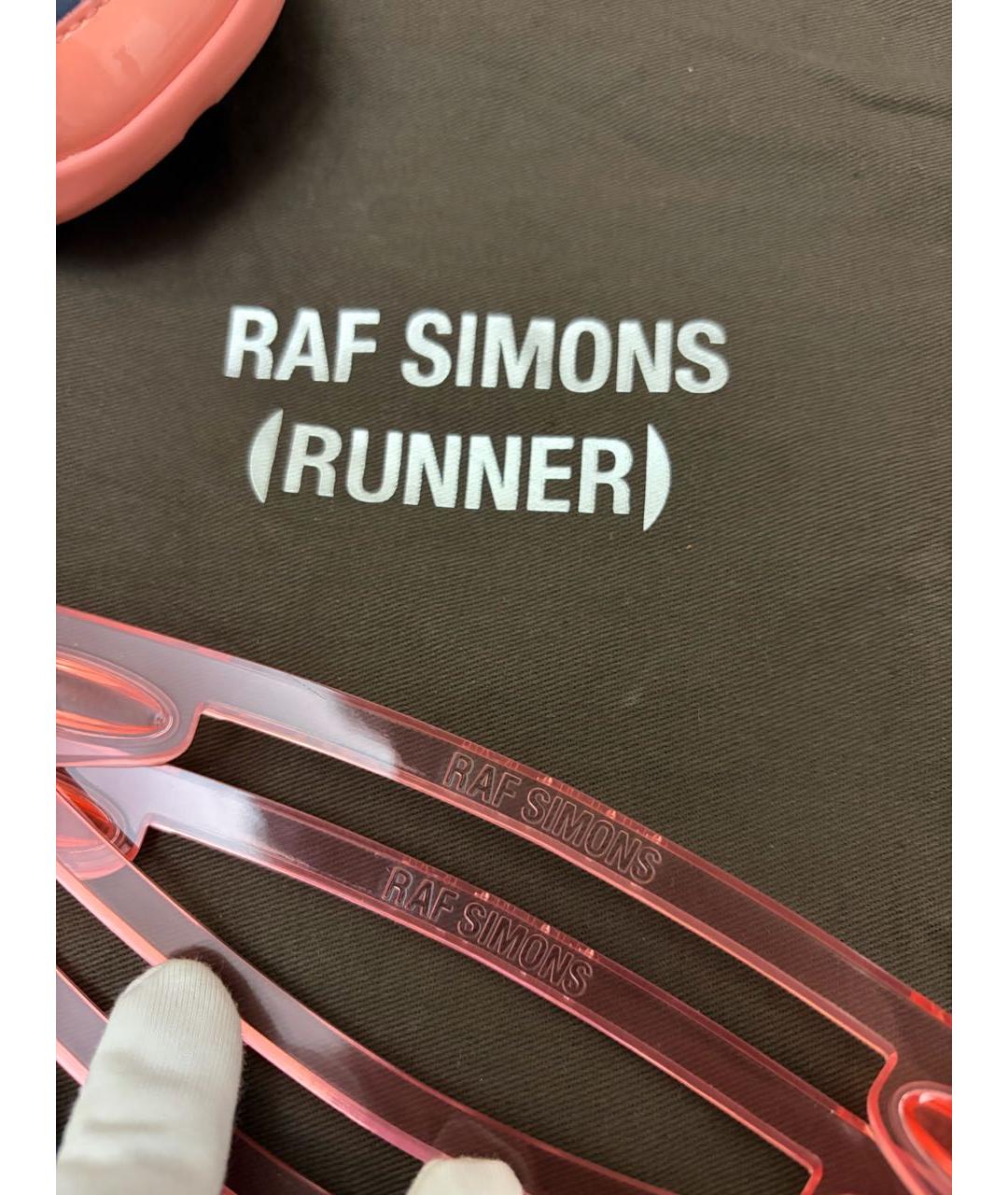 RAF SIMONS Розовые низкие кроссовки / кеды, фото 5