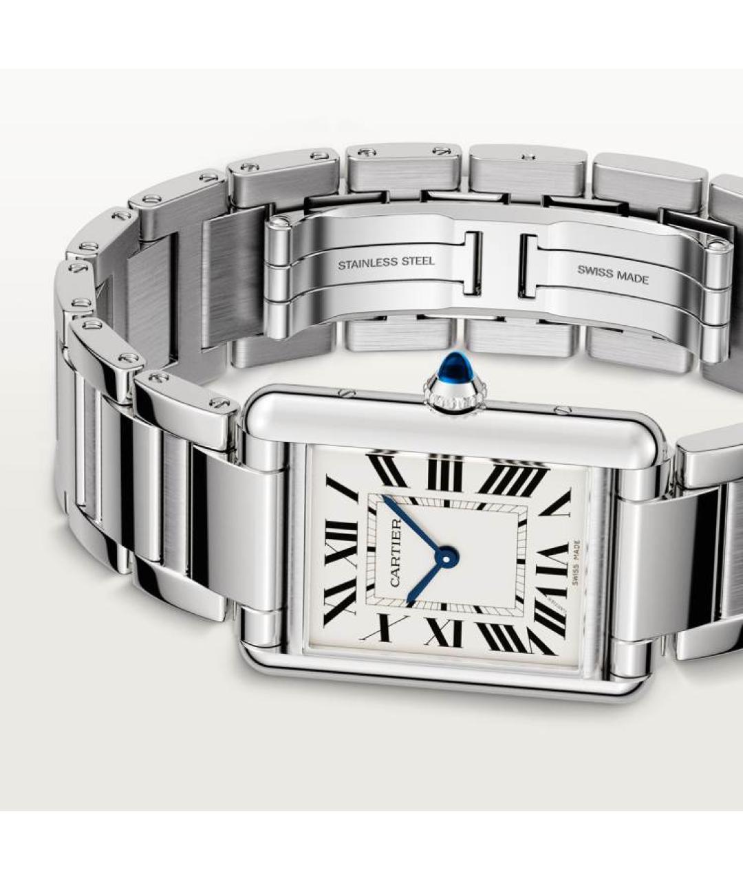 CARTIER Серебряные часы, фото 4