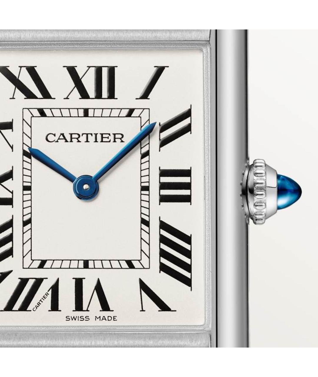 CARTIER Серебряные часы, фото 2