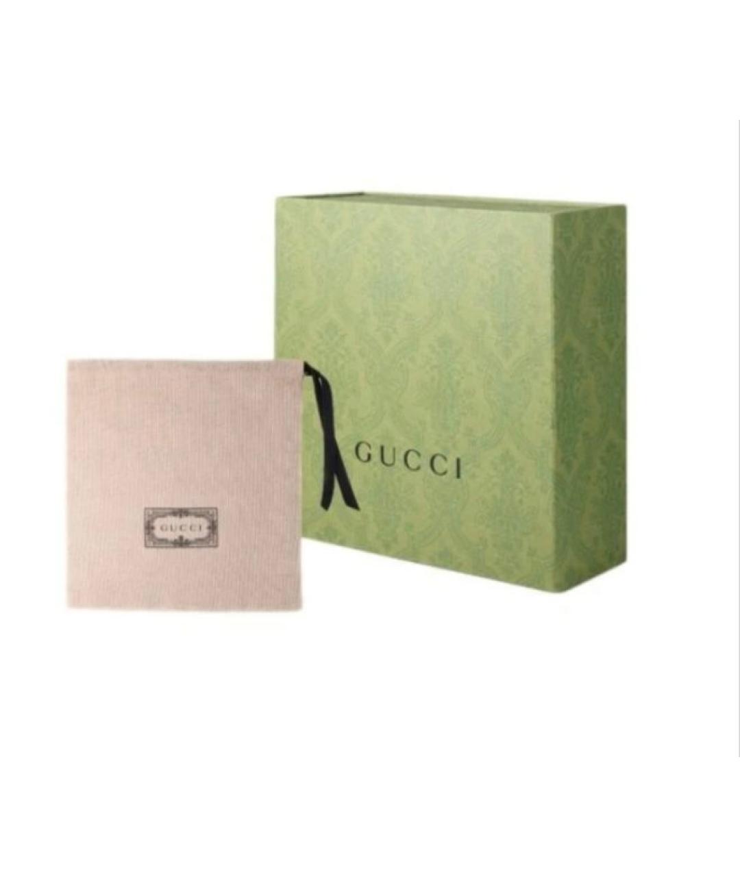 GUCCI Бежевая косметичка из канвы, фото 5