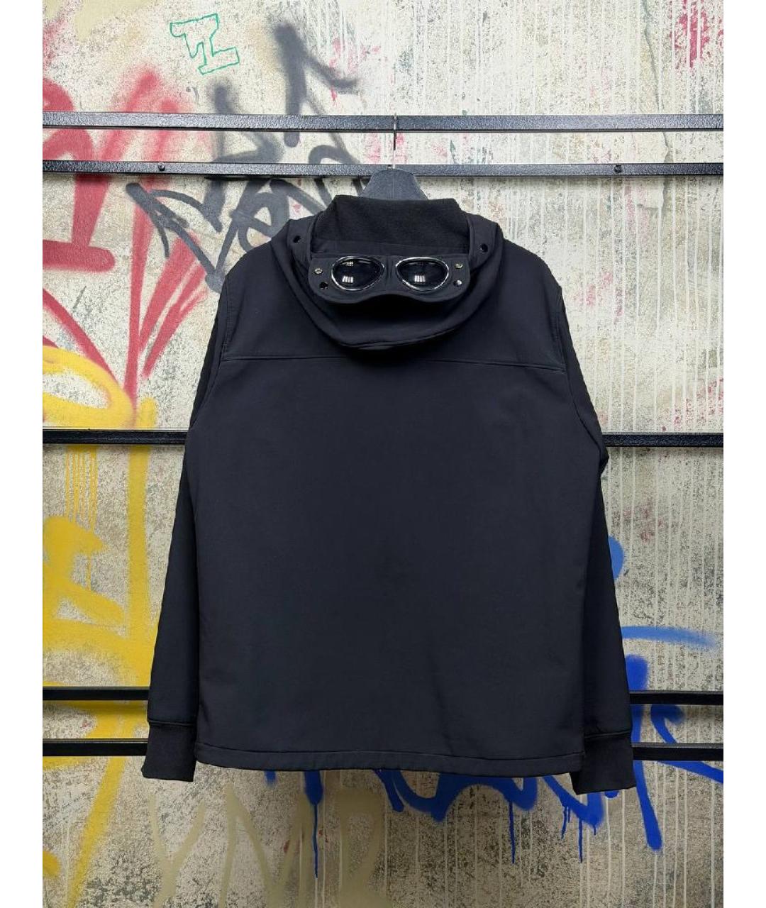 CP COMPANY Черная полиэстеровая куртка, фото 2