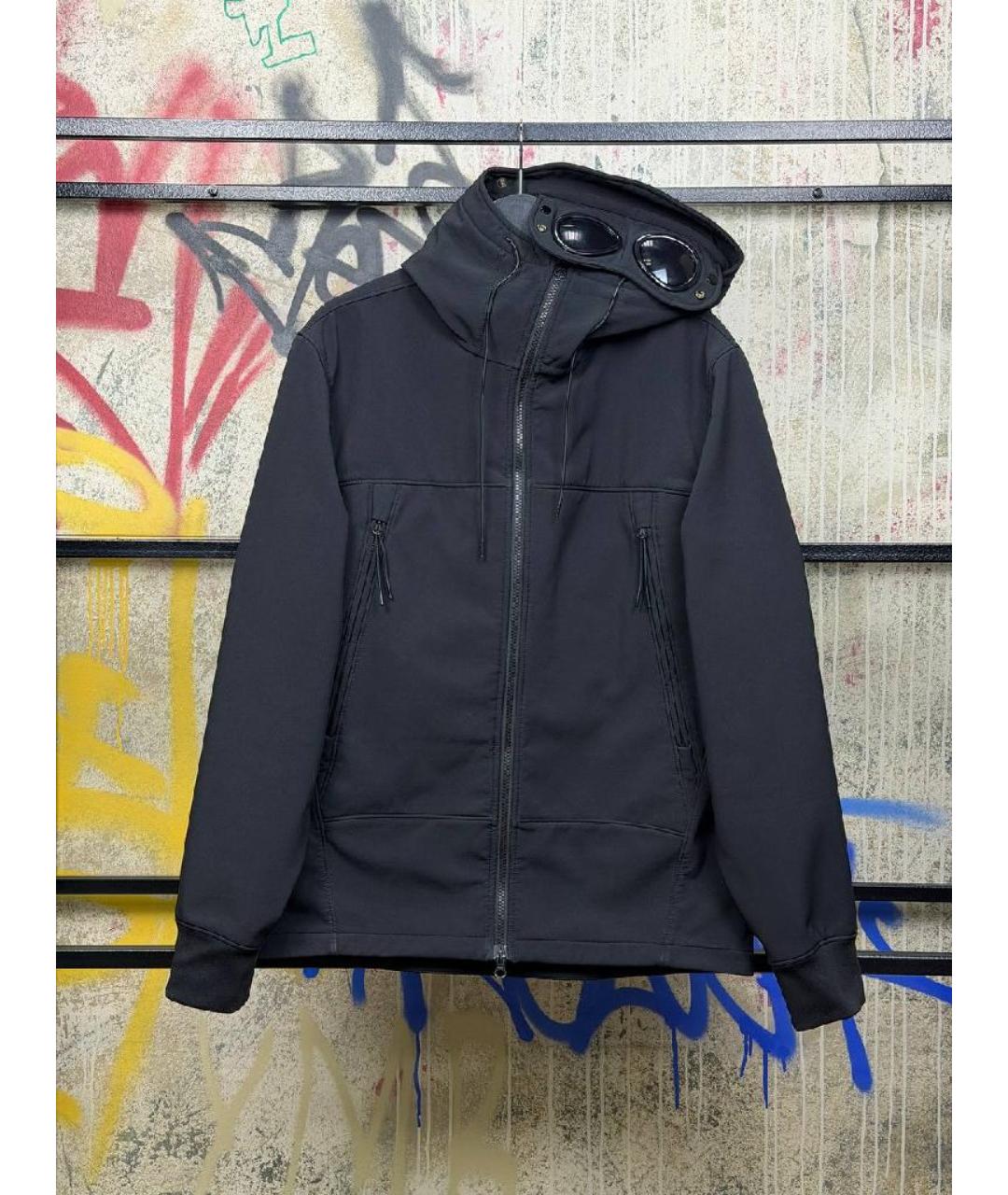 CP COMPANY Черная полиэстеровая куртка, фото 5