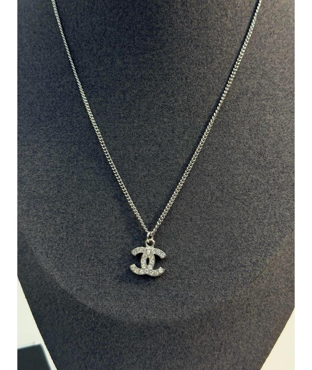 CHANEL Серебряное колье, фото 3