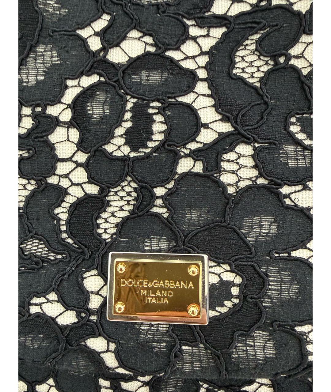 DOLCE&GABBANA Черная сумка с короткими ручками, фото 2