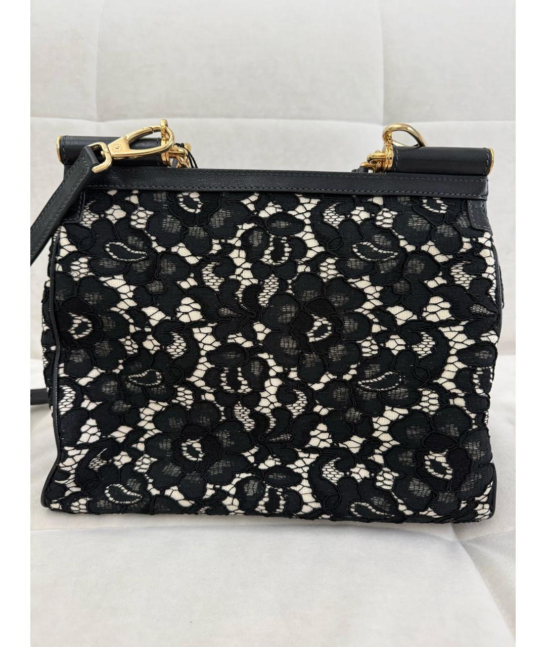 DOLCE&GABBANA Черная сумка с короткими ручками, фото 3