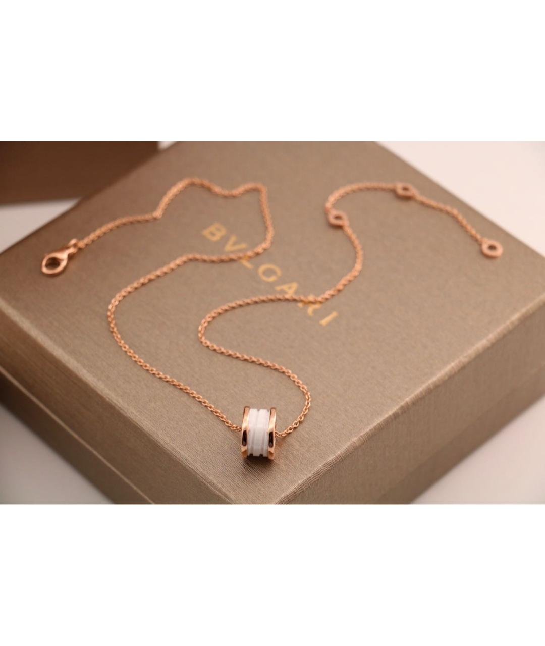 BVLGARI Золотое колье из розового золота, фото 3