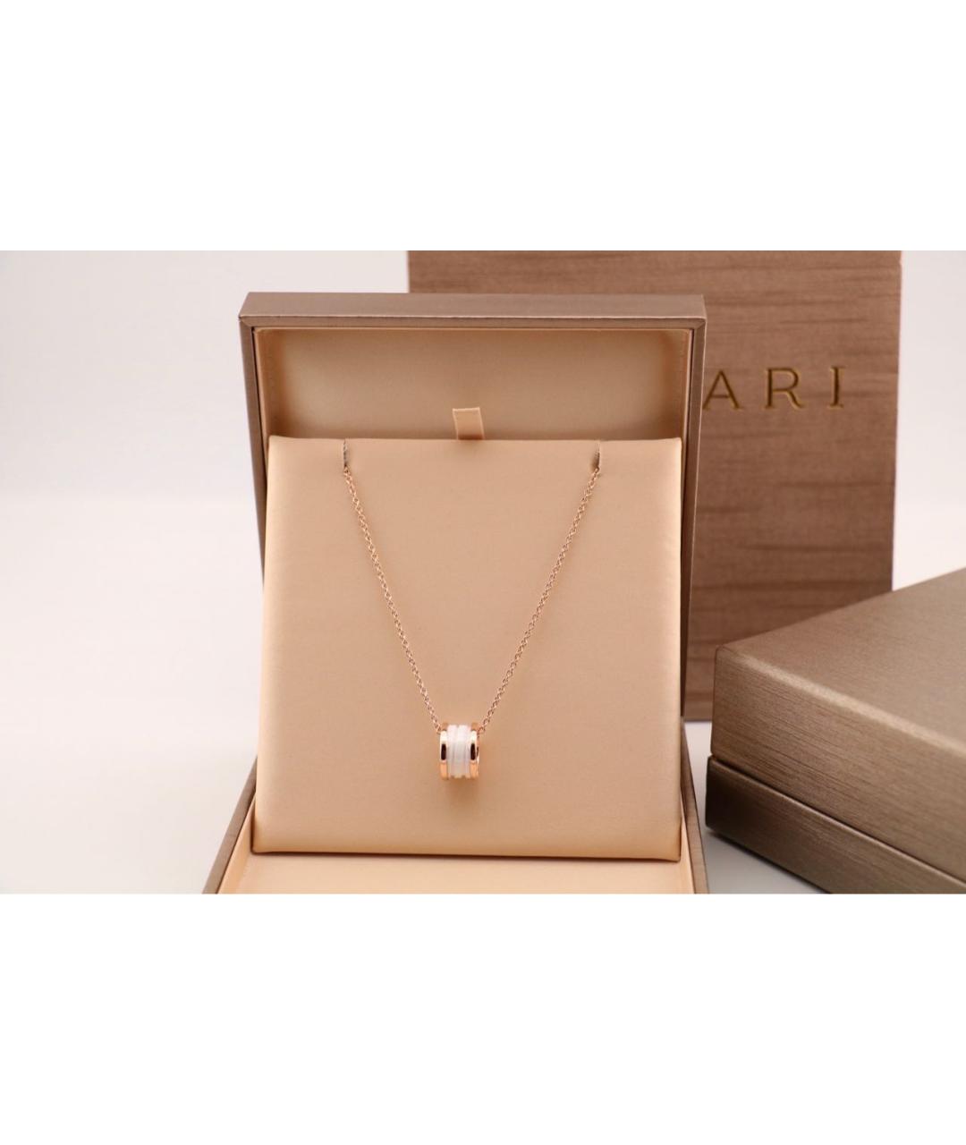 BVLGARI Золотое колье из розового золота, фото 5