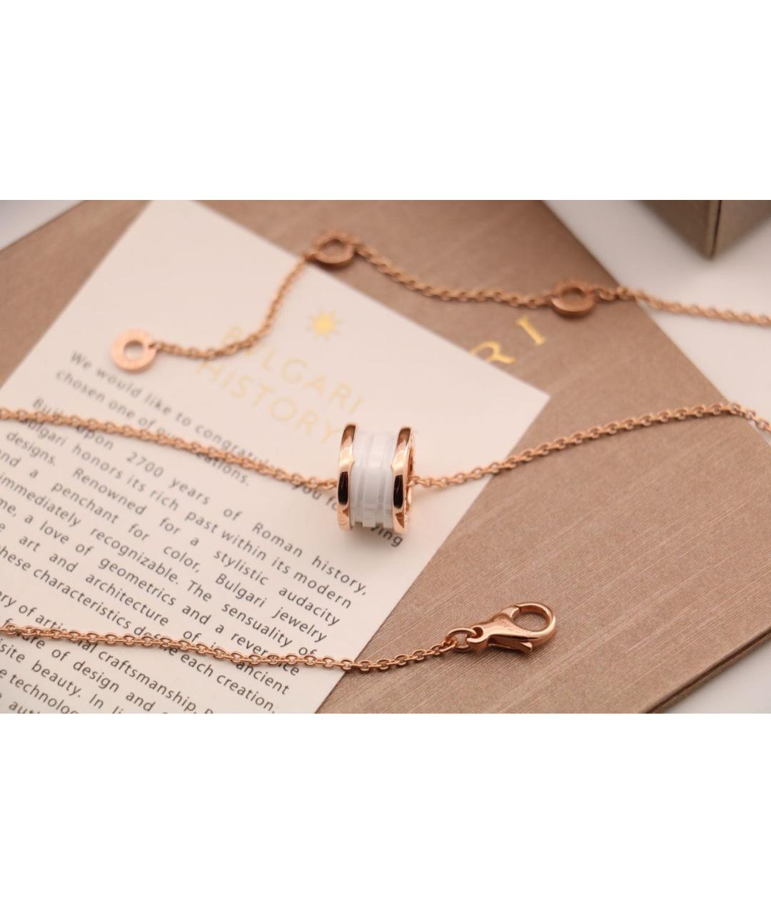 BVLGARI Золотое колье из розового золота, фото 4